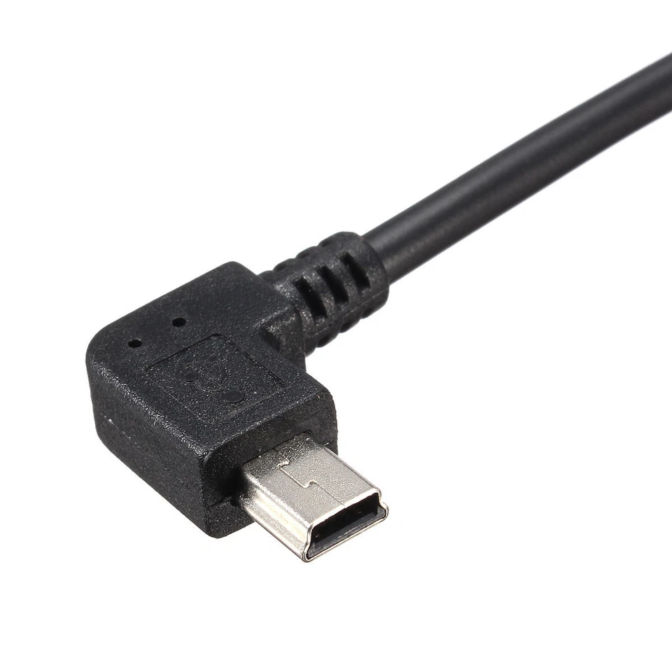 Mini USB 5Pin Male Right Angle to USB 2.0 Male Right AngleData Charge Cable 25cm - Image 4 of 4