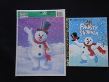 Frosty the Snowman Book and Frame Tray Puzzle!