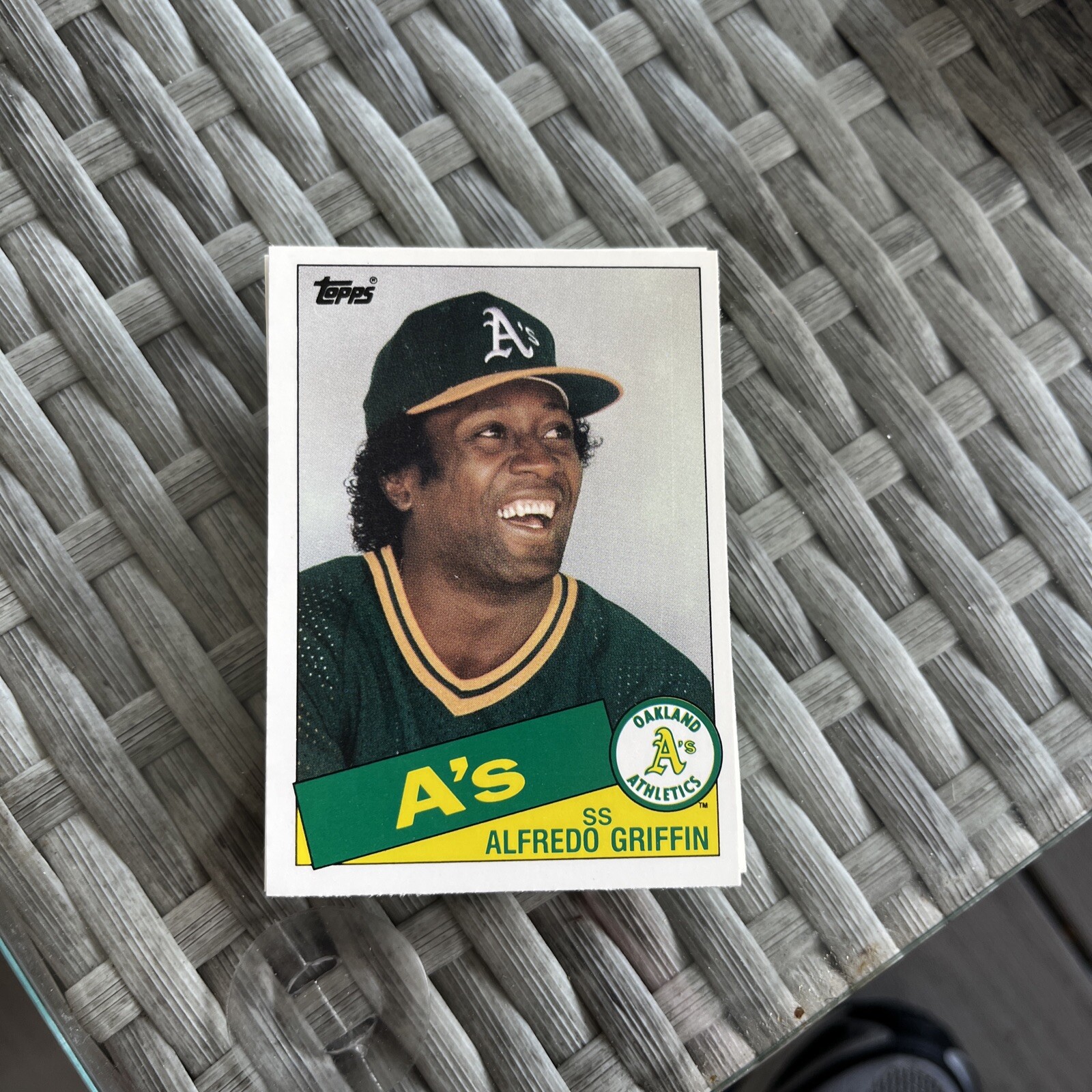 1985 Topps Traded 42T Alfredo Griffin Oakland Athletics eBay