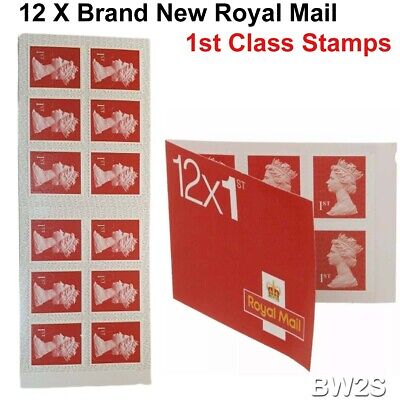 Buy 12 X Brand New Royal Mail 1st Class Stamps