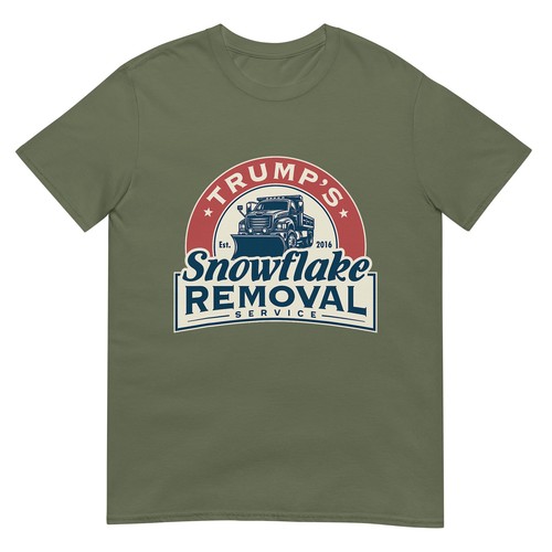 Trump's Snowflake Removal Service Funny Trump 2024 T-Shirt - Picture 12 of 19