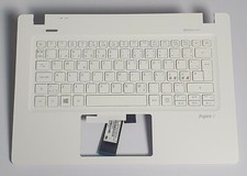 Original Acer Aspire V3-372 V3-372G white cover upper with nordic keyboard