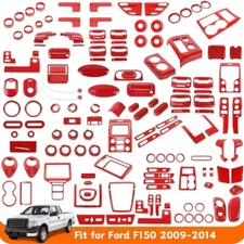 🌟Red Car Exterior Interior Full Trim Covers for Ford F150 2009-2014 Accessories