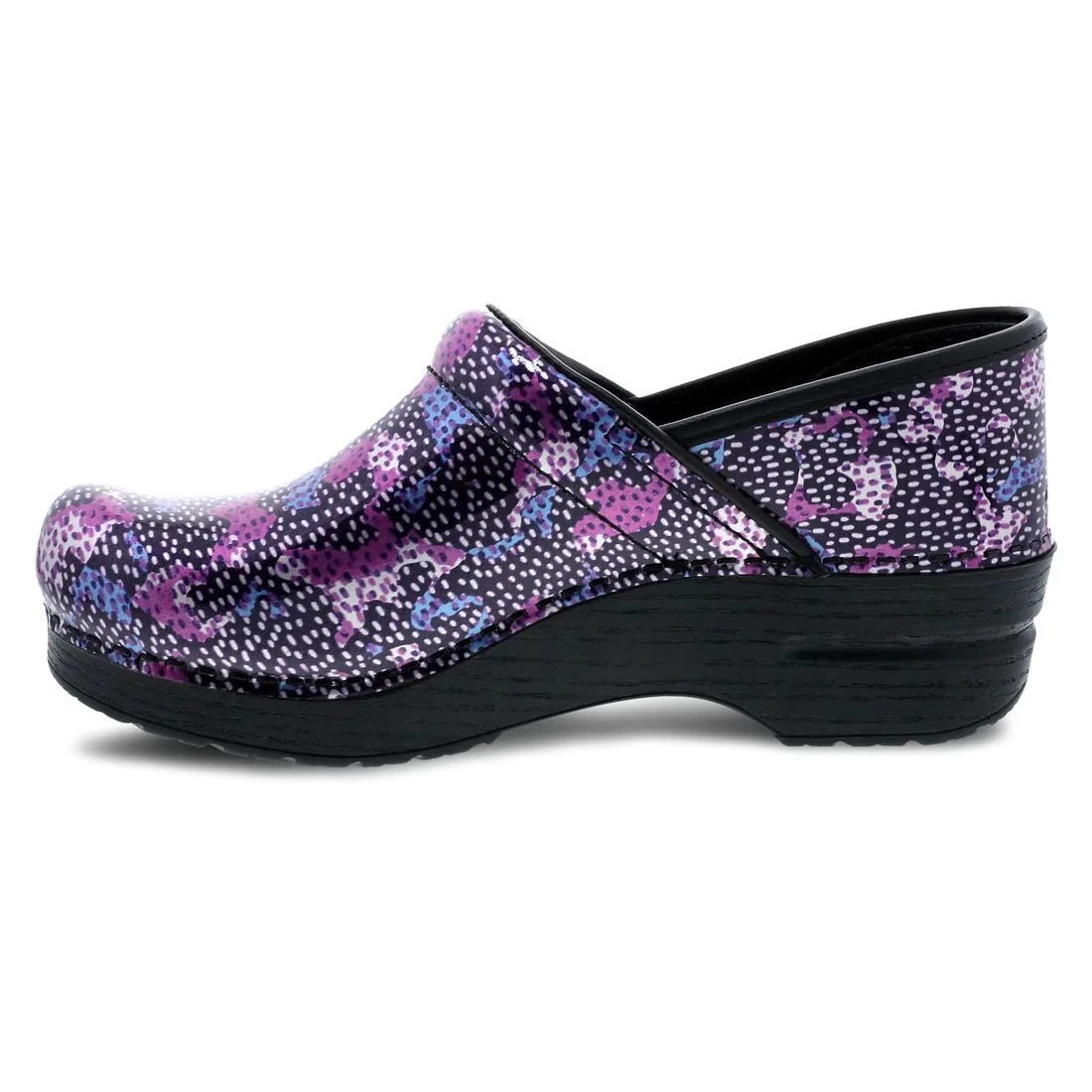 Dansko Professional Women s Clogs Dotty Abstract Patent W38 eBay