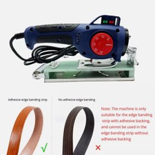 600W Edge Banding Machine Wood PVC Manual Edge Bander 220V