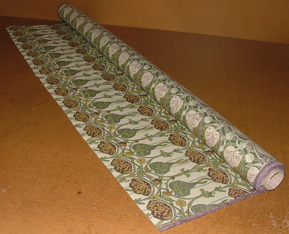 Purple Rennie Mackintosh Art Nouveau Jacquard Fabric Curtain Upholstery Cushion - Image 3 of 4