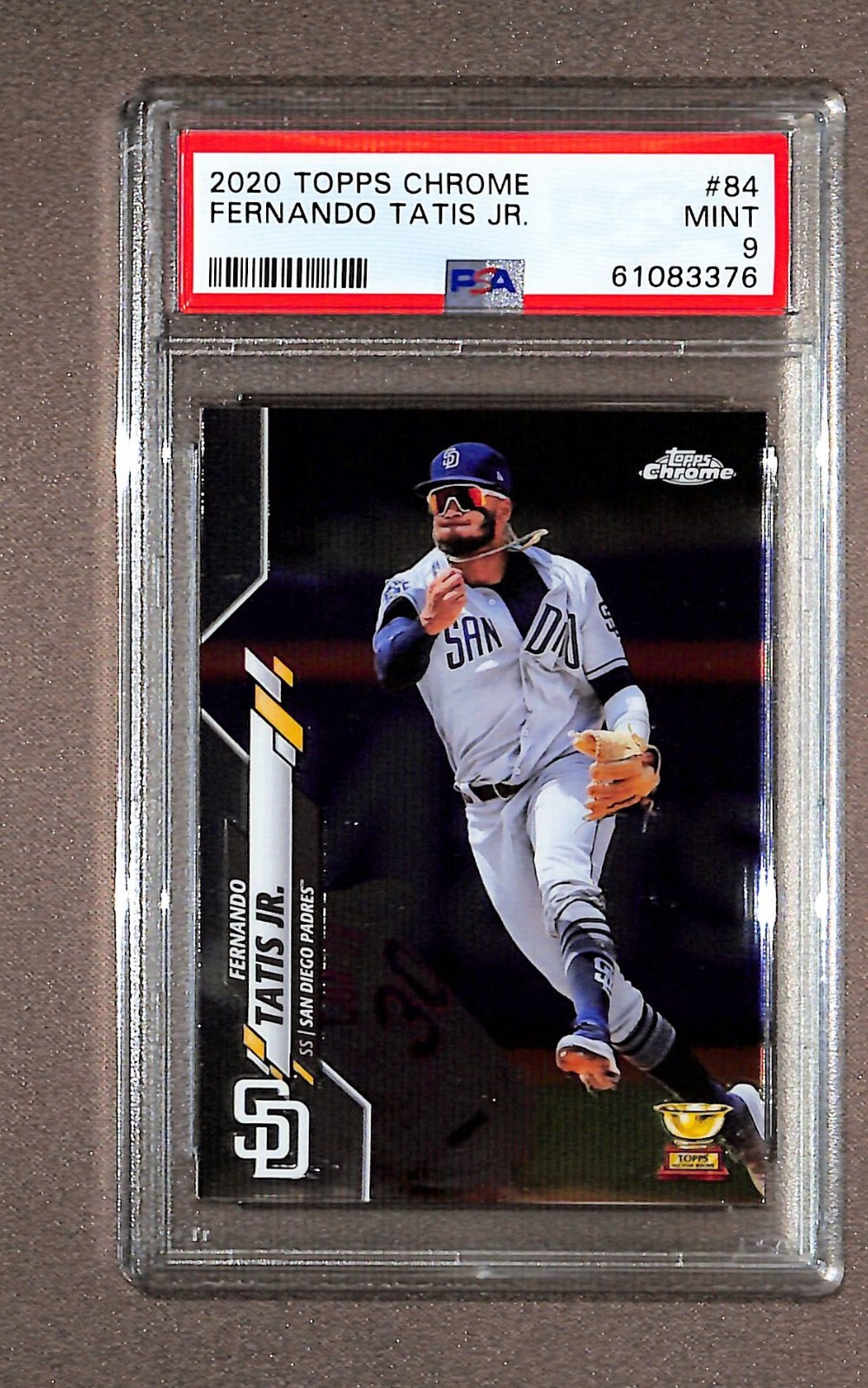2020 Topps Chrome #84 Fernando Tatis Jr PSA 9