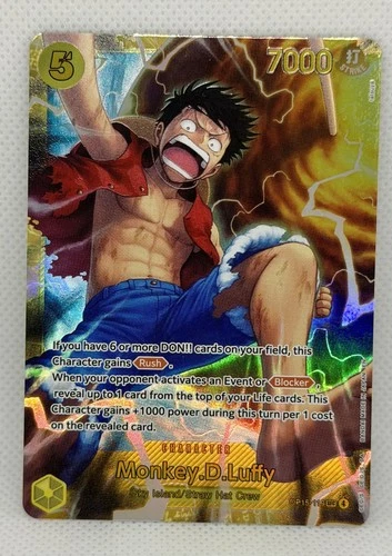 Bandai One Piece Card Game Monkey.D.Luffy OP15-119 SR Alt Art Foil EN