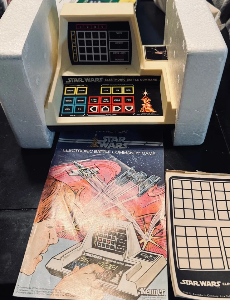 Juego Kenner Star Wars Electronic Battle Command 1979 vintage con caja original Foto 3 de 4