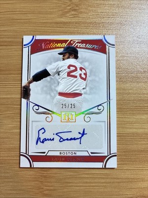 2021 Panini National Treasures - Signatures Luis Tiant #S-LT 25/25