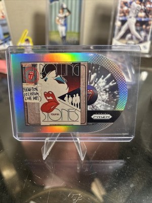 Hampton Coliseum 2025 Panini Prizm Rolling Stones Sliver Prizm DIE-CUT Legends