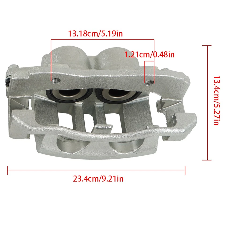 Disc Brake Calipers w/Bracket x2 For Lincoln Town Car Ford Crown Victoria Front - Image 3 of 4
