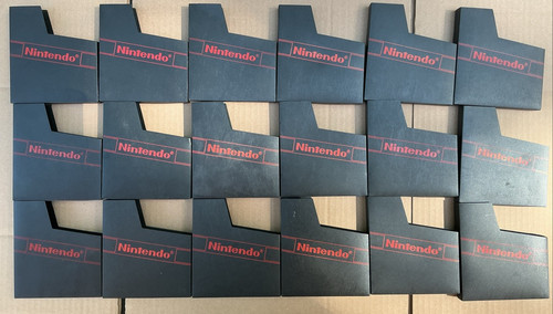 Lot of 18 OEM Nintendo NES Dust Covers Game Cases Sleeves All Nintendo Logo