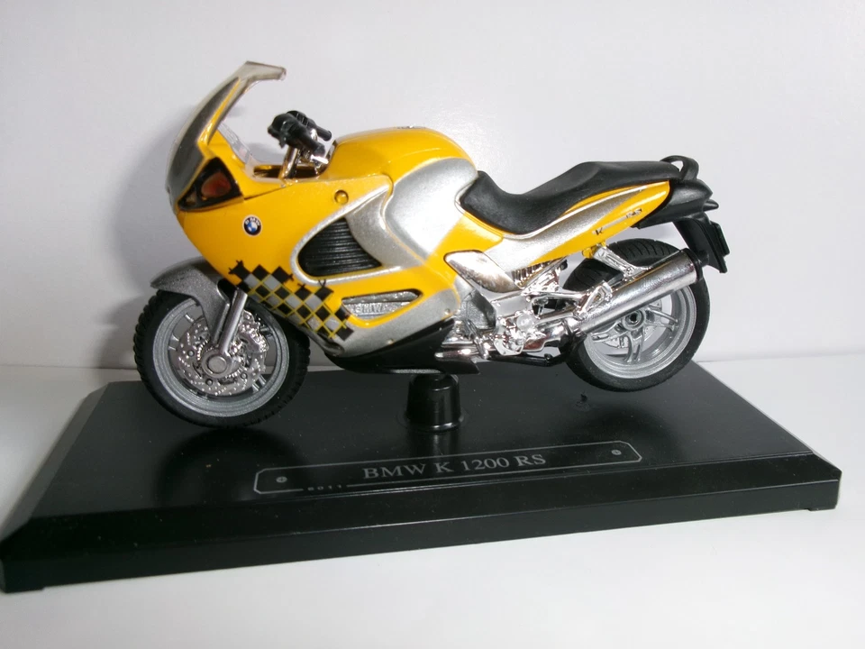 BMW K 1200 RS GELB 1:18 MAJORETTE - Bild 2 von 3