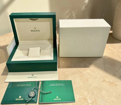 ROLEX Daytona Watch Box Set  Full Set Booklet Tags Pre Owned (Fast Delivery)