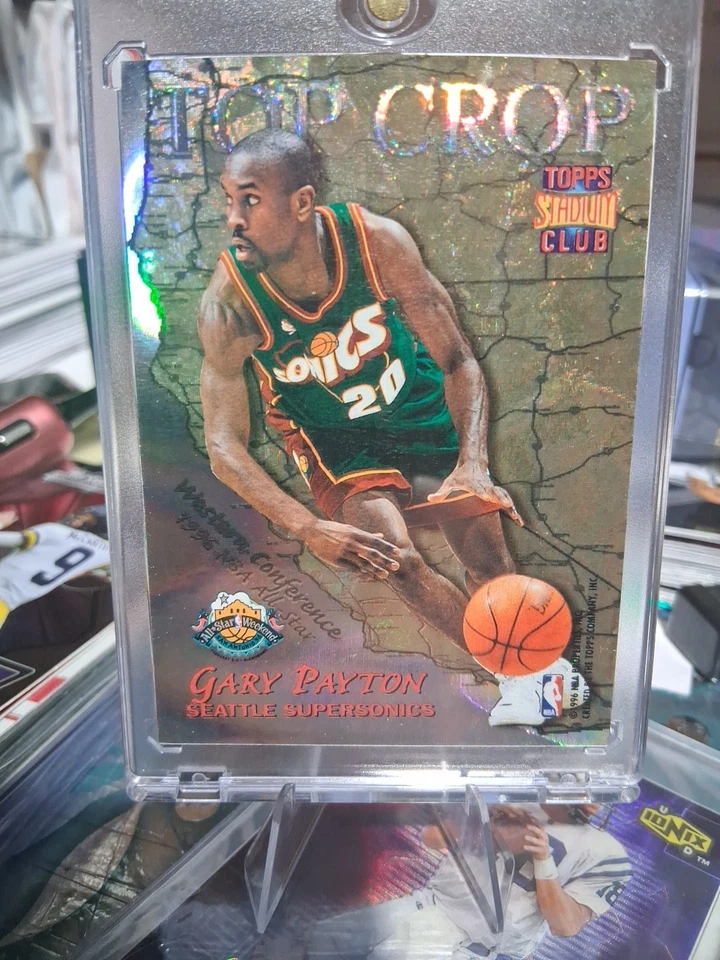 1996 Topps Top Crop Michael Jordan/ Gary Payton - Image 4 of 4