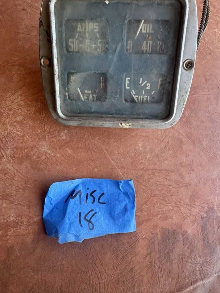 Dodge Pickup 1951 1952 1953 tablero calibre conjunto tablero original Foto 2 de 4