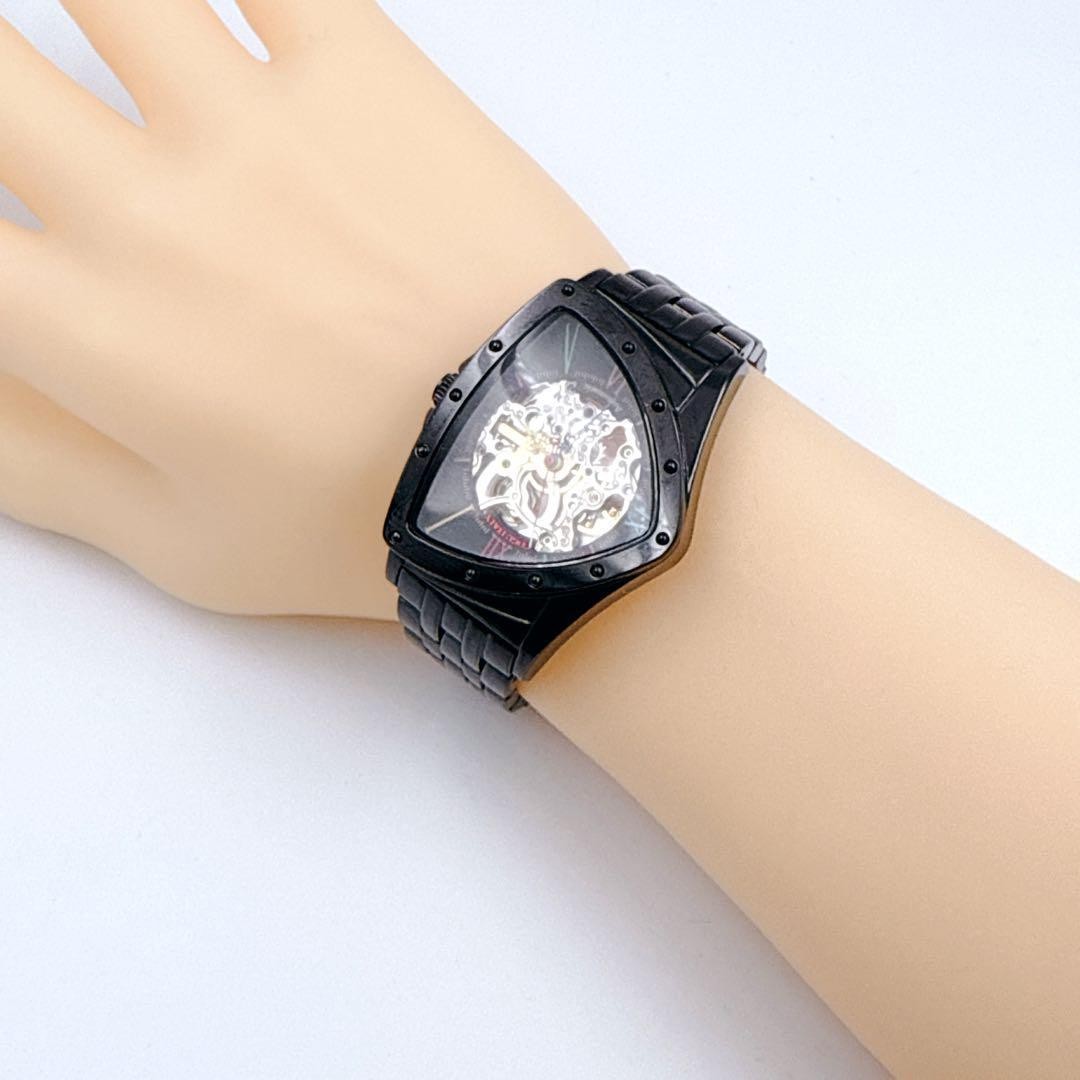 COGU Skeleton Automatic Watch Triangle Black 40mm… - image 2
