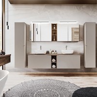 Badezimmer BadezimmermöBel Set Spiegelschrank Unterschrank Midischrank Regal