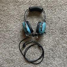 Vtg Sigtronics Aviation Headset S-40 Blue USA Tested