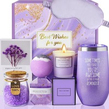 Birthday Gifts for Women Relaxing Spa Gift Box Basket Set Unique Birthday Gifts