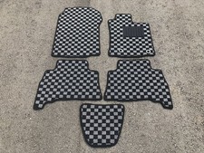 Toyota Land Cruiser Prado 150 Series Floor Mats 5pcs Check Gray 7-8mm Spike Back