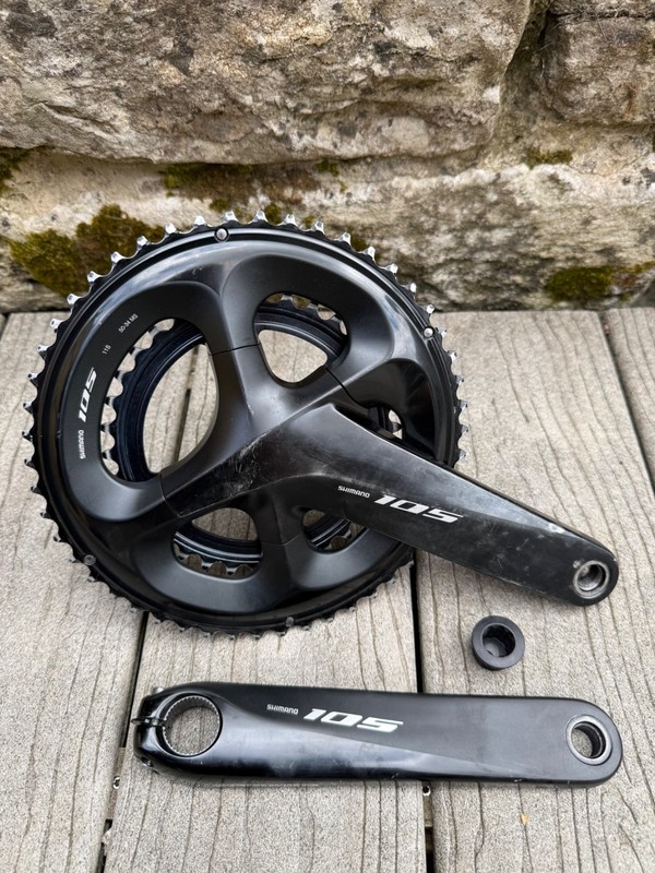 Shimano FC-R7000 105 11spd chainset 175mm length crank arms 50/34 rings