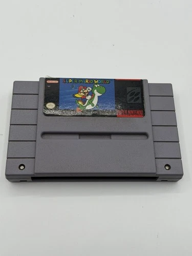 Super Mario World (SNES, 1991) Tested Working Condition!!!