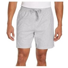 GAP Pull On Linen Blend Shorts Mens XL Light Gray Drawstring Stretch NEW