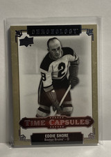 2018-19 Upper Deck Chronology - Time Capsules Eddie Shore #TC-40 Ripped