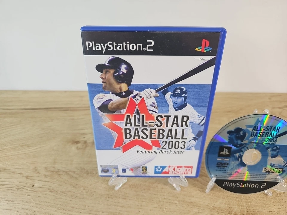 All Star Baseball 2003 Featuring Derek Jeter - PlayStation 2 PS2 Game PAL - Image 2 of 4