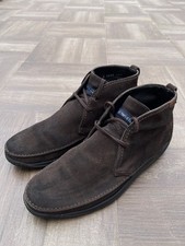 Lo.white polacchino uomo n. 40.5 in suede marrone scarpe artigiana made in Italy