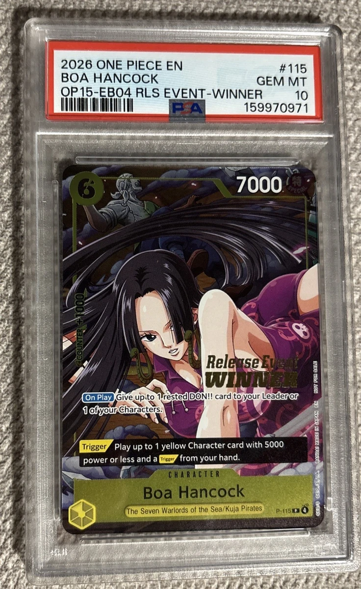 Boa Hancock P-115 One Piece Promotion Cards for sale | eBay