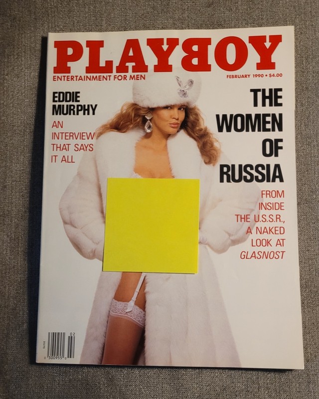 Playboy February 1990 Illustrated The Women of Russia, Eddie Murphy Interview.