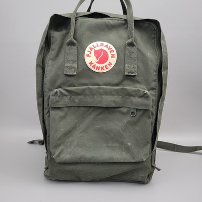 Fjallraven Kanken Olive Forrest Green Backpack Bag Waxed  display picture 3