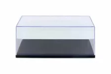 Acrylic Display Cases w/Black Base for 1/24 Scale Diecast Cars - BOX OF 6 CASES