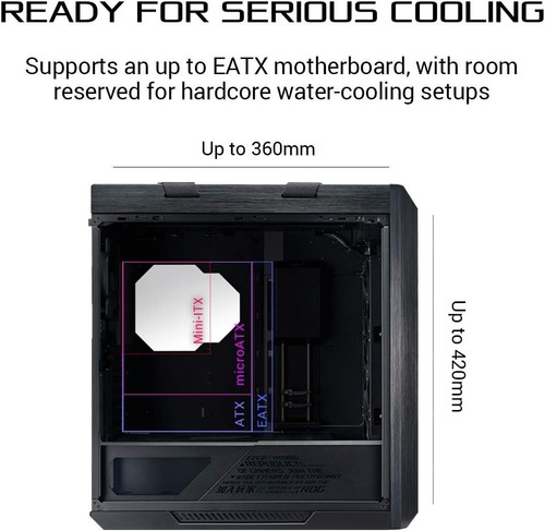 Torre ASUS ROG Strix Helios ATX Vidrio templado Aura Sync - Afbeelding 3 van 4