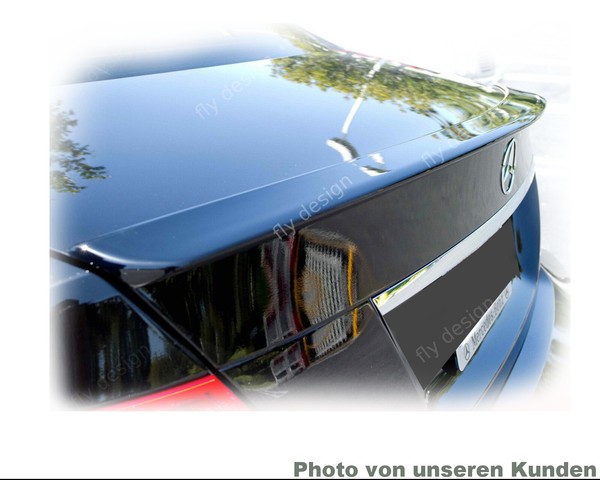 Heckspoiler Passend FüR Mercedes Cklasse W204, Obsidianschwarz 197 FlüGel Abriss-image