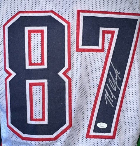 Rob Gronkowski Signed White Custom Football Jersey JSA - Picture 2 of 4