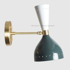 1950 Wall lamp Diabolo Italian Sconce Stilnovo Sputnik Industrial Light