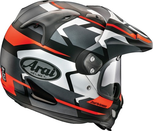 ARAI XD-4 XL Helmet SILVER FROST (Matte Black/Red/Gray)/ SIZE XL - Picture 2 of 23