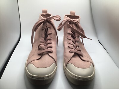 Women's Universal Threads High Top Canvas Sneakers Mauve