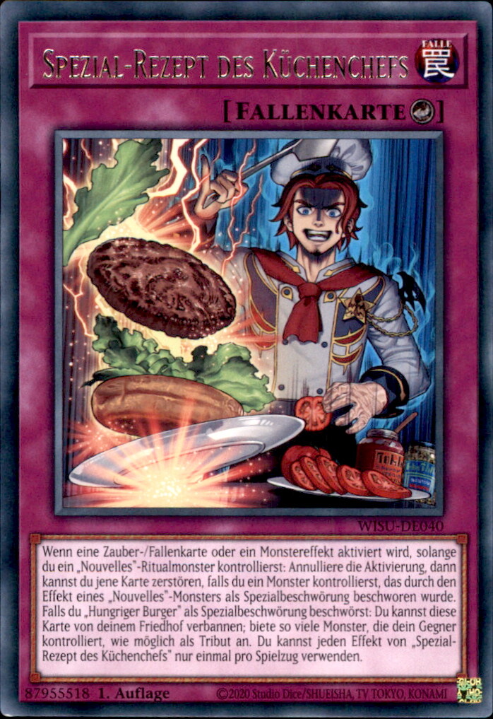 Yugioh WISU-EN040 - Chef's Special Recipe - 1st edition