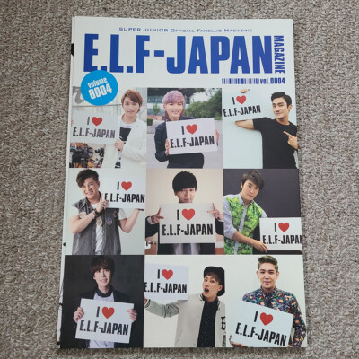 会報誌/super junior E.L.F-JAPAN MAGAZINE E.L.F JAPAN Magazine Vol.0004 Super Junior Official Japan Fanclub