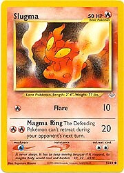 Pokemon Neo Revelation  53/64 Slugma UNLIMITED EDITION Card
