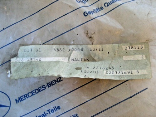 BW Original Mercedes Benz Halter 393 522 1740 Gummistrang 402 - Picture 4 of 4