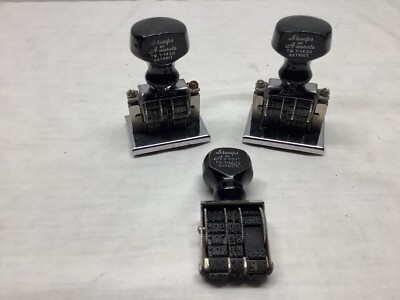 Office Commercial Stampers By Accurate Made In USA (3) Total