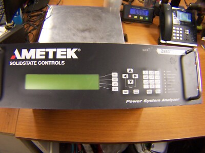 VANNER AMETEK SOLID STATE CONTROLS POWER SYSTEM ANALYZER 100-200V M2000-RUT-M-11