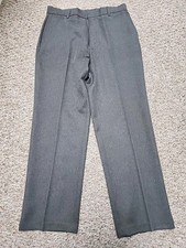LEVI'S Action Slacks Vintage 90s Mens Pants Size 34 x 30 Gray Flat Front