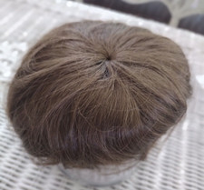 DOLL WIG - BYRON - B32 SHORT STRAIGHT CAP - SIZE 14- LIGHT BROWN - NEW OLD STOCK